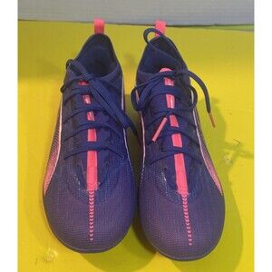 Puma Ultra 5 Pro FG 107693-01 Soccer Cleats Purple Junior 02 Size 4